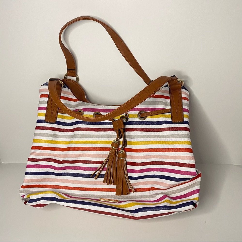 Brand new! Liz Claiborne Large Striped Hobo Handbag